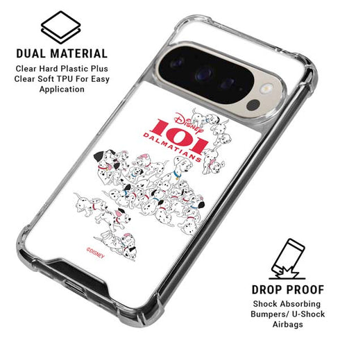 Disney 101 Dalmatians Family Pixel 9/9 Pro Clear Case